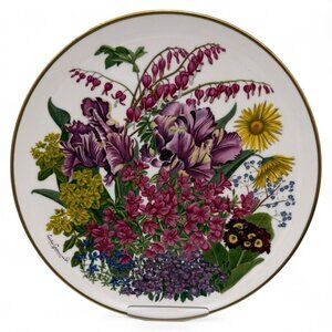 The Flowers Of The Year Plate Collection By Franklin Porcelain May 1977 Fine Bon